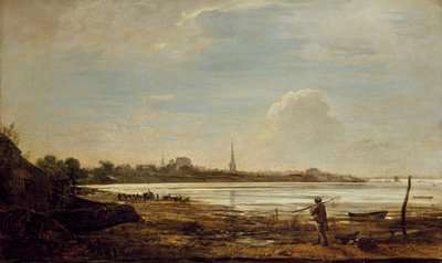 サウサンプトンの眺め、1819 作： John Linnell
